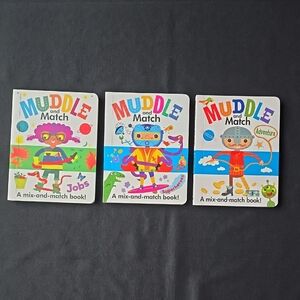 Colorful Muddle and Match Adventure Book Set